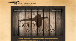 Desktop Screenshot of goldmeadows.com