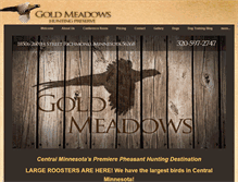 Tablet Screenshot of goldmeadows.com